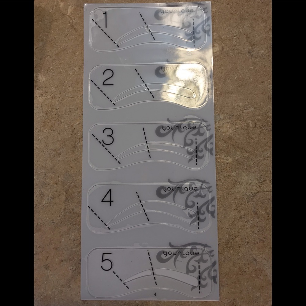 Younique brow stencils